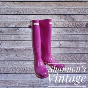 Hunter Women's Original Tall Gloss Women’s Sz 8 Rain Boots